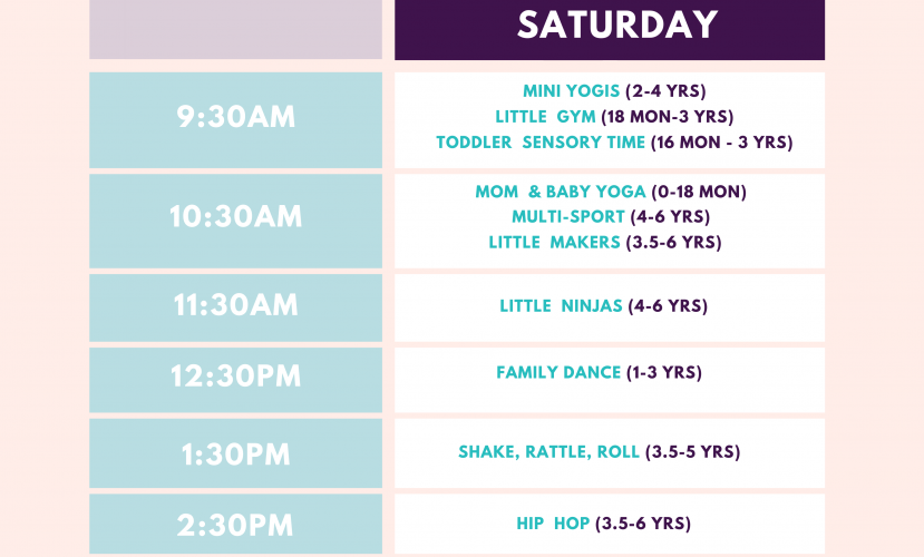 Ridley Orchard - Weekend Programs Schedule
